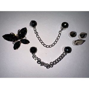 6pc Luxury Designer Shoe charms Compatible W/ Crocs Premium Bling Jewelry Chain